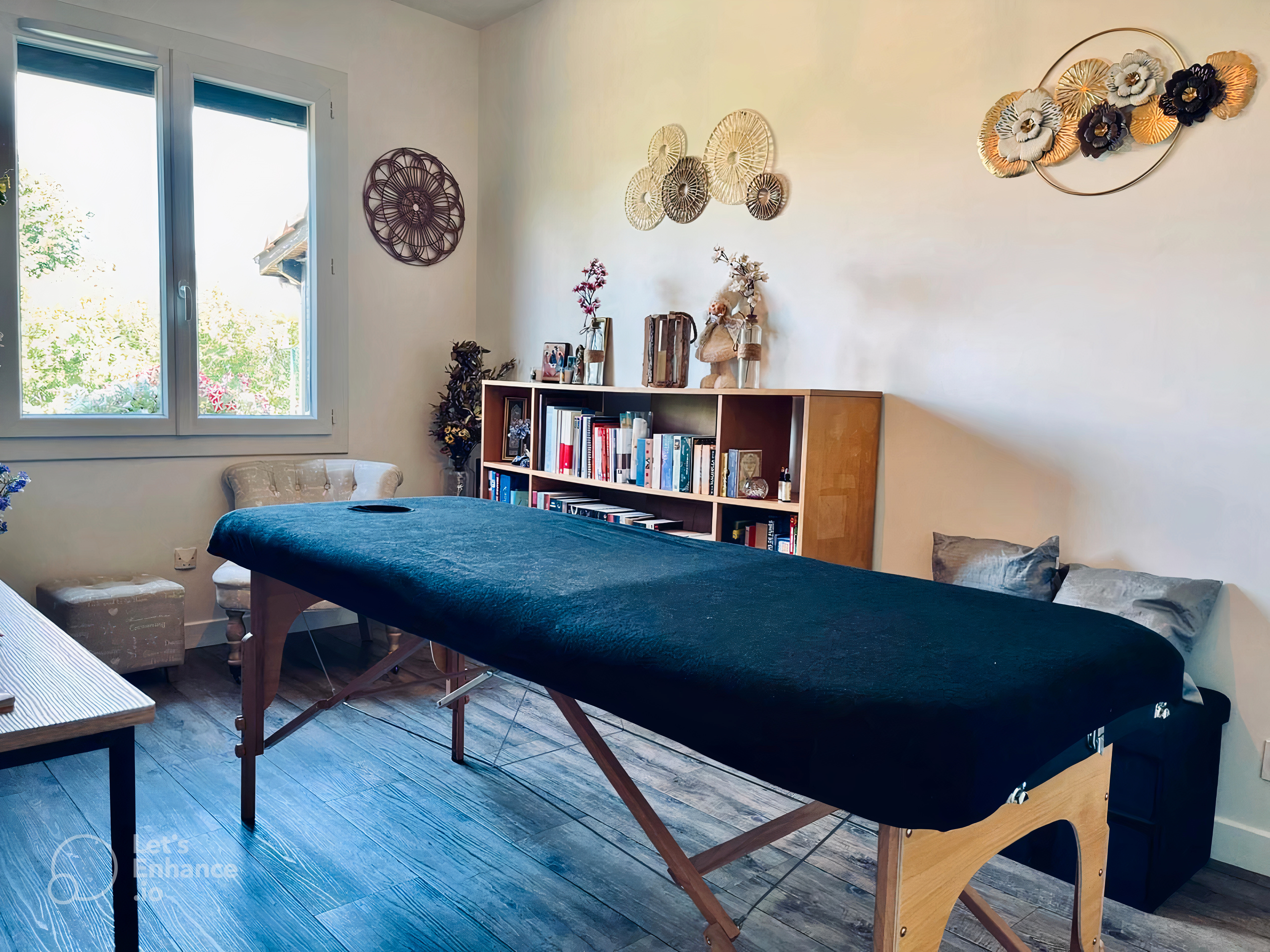 Table de massage utilisée en kinésiologie